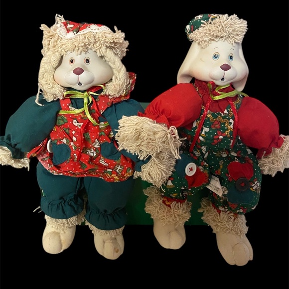 House of Lloyd Christmas Around the World Hip and Hop Bunny Shelf Sitters 1995 - Picture 4 of 7